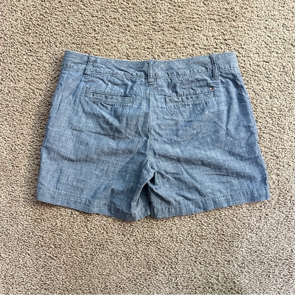 Tommy Hilfiger Women's Cotton Shorts in Denim Blue Color sz 0 - Picture 6 of 7